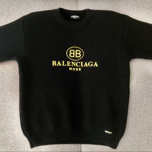 Balenciaga BB Logo Embroidered Sweater